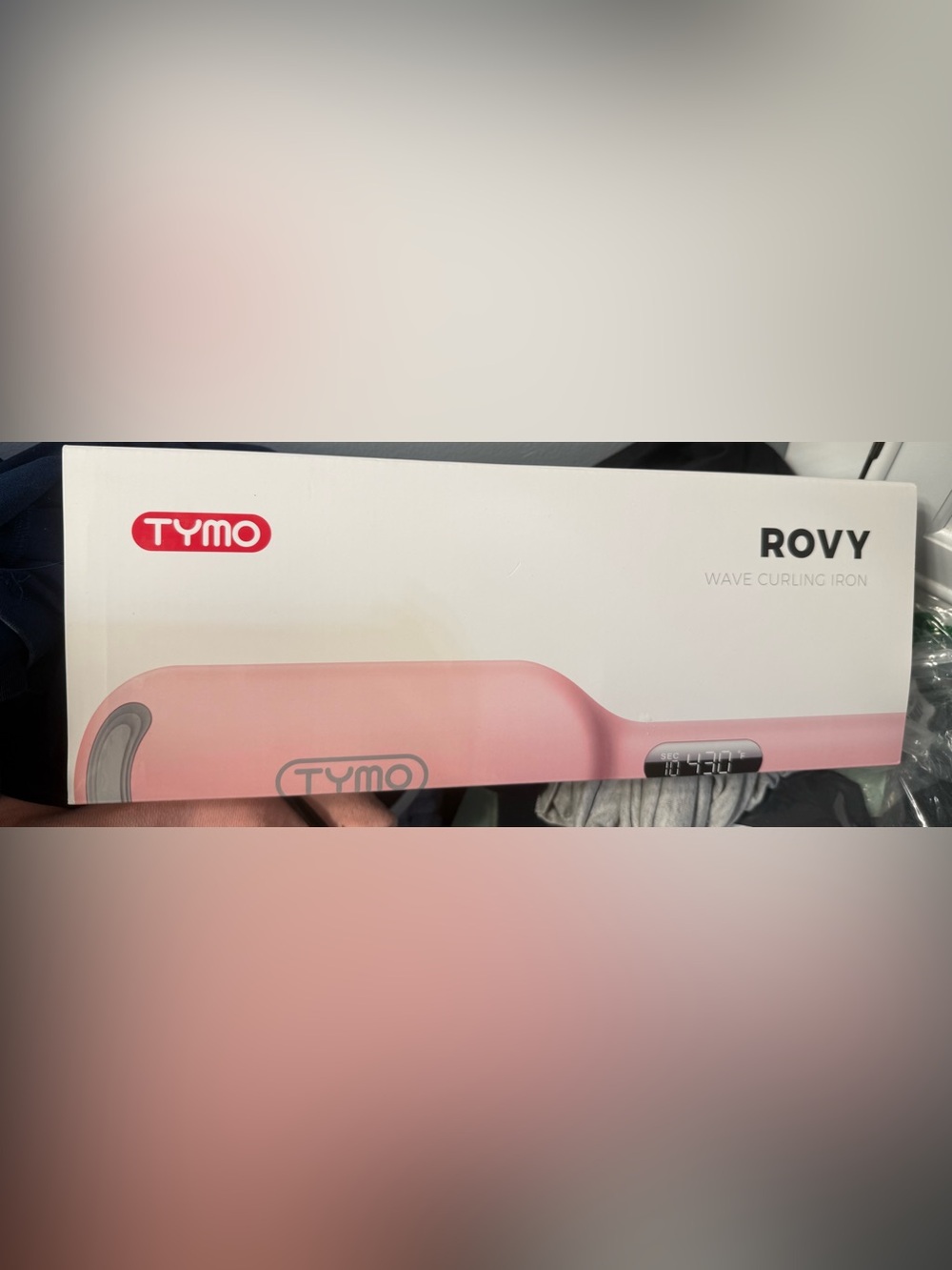 Pink TYMO Rovy Wave Curling Iron